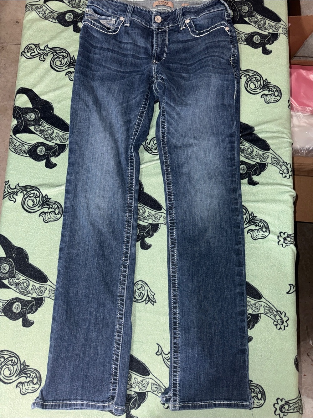 Ariat Medium Blue Straight Leg Women's Jeans